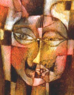 Paul Klee, Kopf Mit Deutscher Bartracht 1920