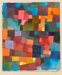 Paul Klee, Raumarchitekturen (Auf Kalt-Warm), 1915