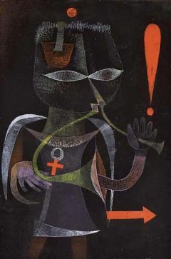 Paul Klee, Schwarzer Herold - Black Herald 1924