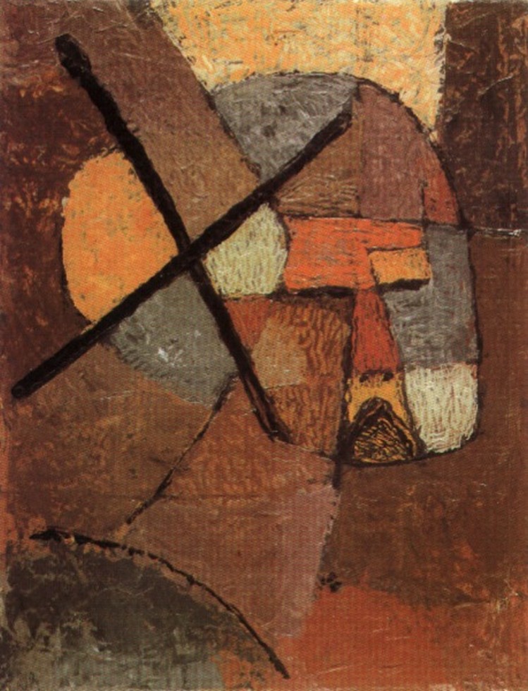 Peinture sur toile, reproduction de Paul Klee, Struck from the List qualité musée