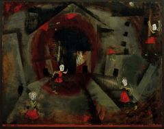 Paul Klee Tanzspiel Der Rotrocke 1924