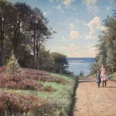 Peder Mork Monsted An Afternoon Stroll 1927