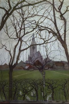 Piet Mondrian Village Church C. 1898