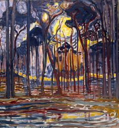 Piet Mondrian Wood Near Oele 1908