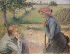 Pissarro, Deux jeunes paysannes