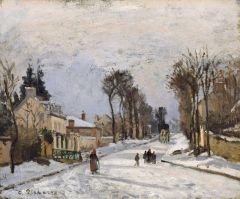 Pissarro, La route de Versailles à Louveciennes