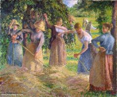Pissarro, Moisson à Éragny