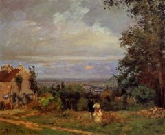 Pissarro, Paysage près de Louveciennes
