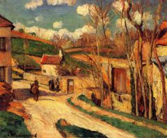 Pissarro, Un carrefour à l'Hermitage, Pontoise
