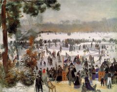 Renoir, Patineurs dans le bois de Boulogne
