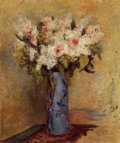 Renoir, Vase de lilas et roses