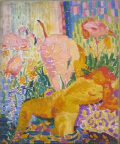 Robert Delaunay Nudes With Ibises 1907