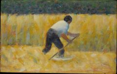Seurat Georges Le Faucheur