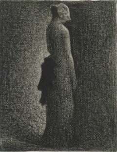 Seurat Georges Le Noeud Noir