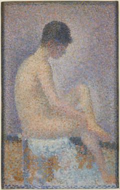 Seurat Georges Poseuse Assise De Profil