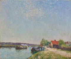 Sisley Alfred Canal Du Loing Saint-mammes 1885