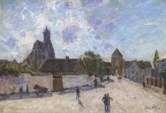 Sisley Alfred La Rue A Moret Ca. 1888