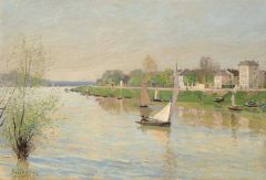 Sisley Alfred La Seine A Argenteuil 1872