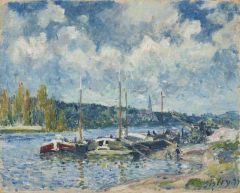 Sisley Alfred La Seine A Bougival 1877