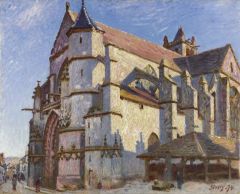 Sisley Alfred La Vieille Eglise De Moret Le Matin Au Soleil 1894