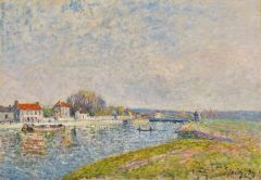 Sisley Alfred Le Barrage Canal Du Loing A Saint-mammes 1884