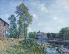 Sisley Alfred Le Loing A Moret En Ete 1891