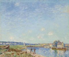 Sisley Alfred Le Loing A Saint-mammes 1884