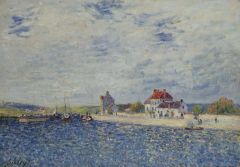 Sisley Alfred Les Bords Du Loing A Saint-mammes 1884