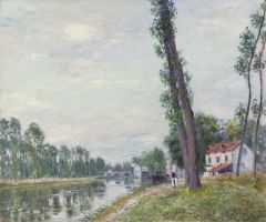 Sisley Alfred Les Bords Du Loing Ca. 1892