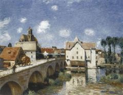 Sisley Alfred Moret-sur-loing 1893