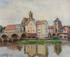 Sisley Alfred Moret-sur-loing Le Matin 1892