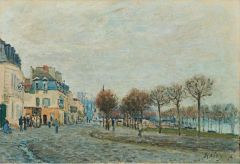 Sisley Alfred Port-marly Avant L Inondation 1876
