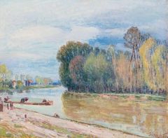 Sisley Alfred Tournant Du Loing 1897