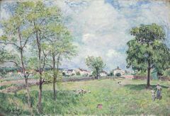 Sisley Alfred Vue De Village Ca. 1885
