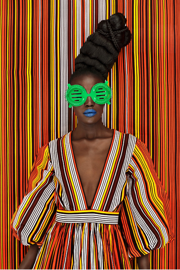 Peinture sur toile, reproduction de Thandiwe Muriu Beauty Queen 90 X 60 Cm qualité musée