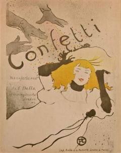 Toulouse-lautrec Henri De Confetti 1894