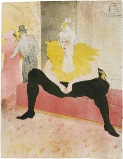 Toulouse-lautrec Henri De La Clownesse Assise