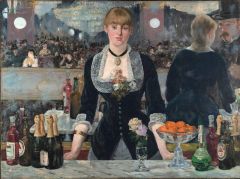 Un Bar Aux Folies Bergere De Manet
