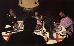 Vallotton Felix Dinner By Lamplight 1900