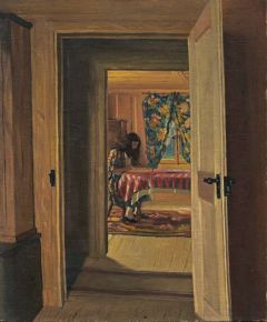 Vallotton Felix Interieur Jeune Fille Ecrivant 1905
