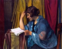 Vallotton Felix Young Lady Reading 1923