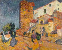 Valtat Louis Catalogne Les Taches Quotidiennes Au Mas 1895