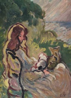 Valtat Louis Femme Au Chat