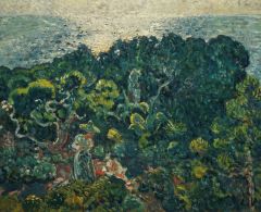 Valtat Louis Femme Au Jardin En Bord De Mer Agay Ca. 1902