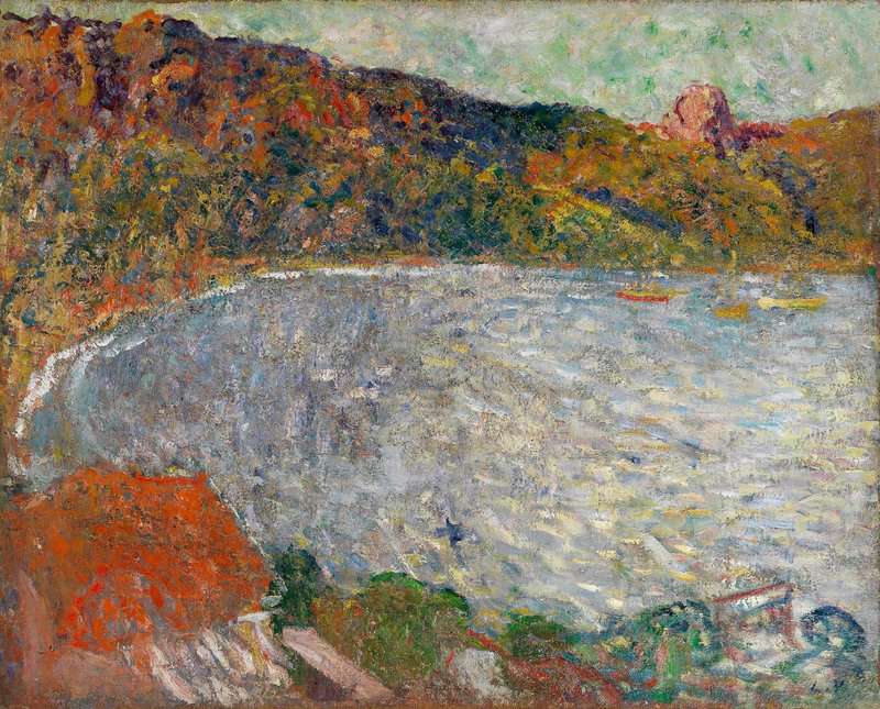 Peinture sur toile, reproduction de Valtat Louis La Baie D Agay Ca. 1894 qualité musée