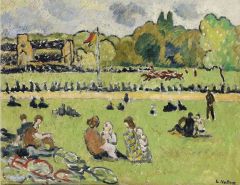Valtat Louis Les Courses A Auteuil 1919