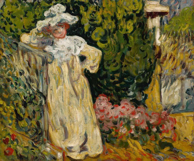 Peinture sur toile, reproduction de Valtat Louis Madame Valtat Au Jardin Ca. 1905 qualité musée