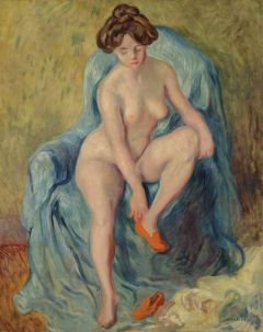 Valtat Louis Nu Aux Chaussons Rouges 1905