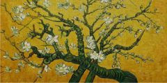 Vincent Van Gogh Amandier En Fleurs Version Jaune Et Ocre