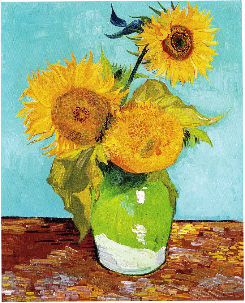 Vincent van Gogh, Les tournesols (F453), version 1